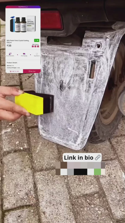 Plastic Revitalizing Coating Agent, Nano Plastic Refreshing Coating, Plastic Parts Refurbish Agent for Car, Plastic Parts Retreading Agent Automotive Interior Cleaning Agent 50 ml